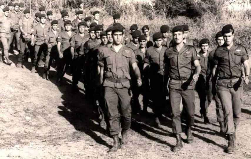 מצעד חיילי סיירת חרוב מחזור אוגוסט נובמבר 1968